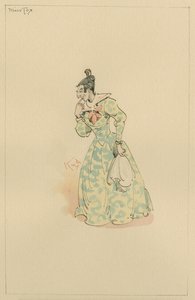 Miss Lucretia Tox, c.1920s da Joseph Clayton Clarke